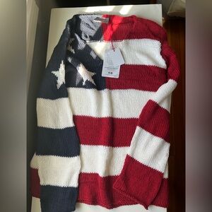 American Flag sweater